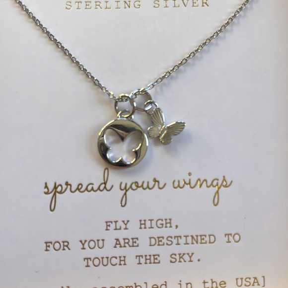 Swish Spread Your Wings Butterfly Necklace - Picture 4 of 7